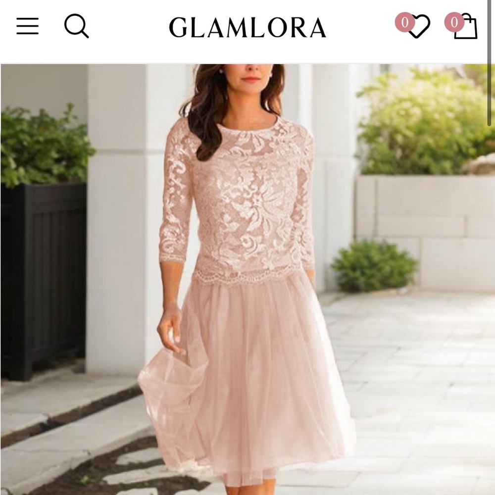 GLAMLORA mother of the bride dress